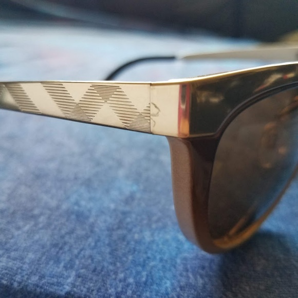 Burberry B 3076-Q 1191/6H Gold & Beige Sunglasses main image 6